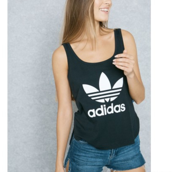 NWT ADIDAS Originals Crop Tank Top - Picture 5 of 8